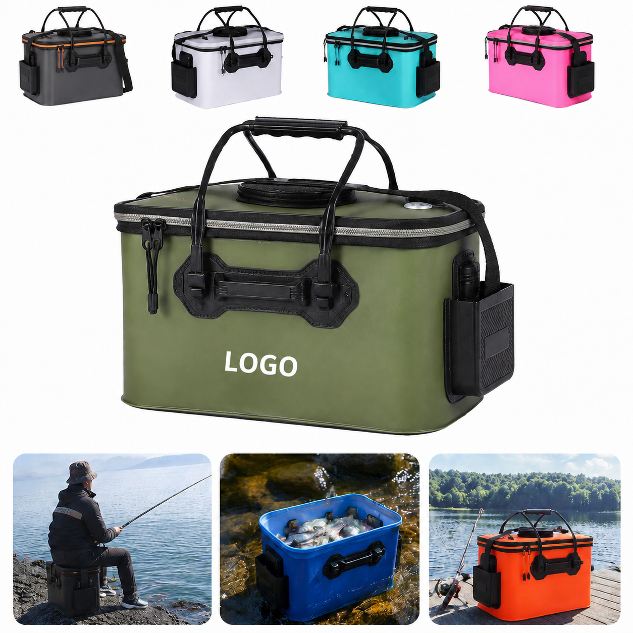 EVA 25L Collapsible Camping Bucket