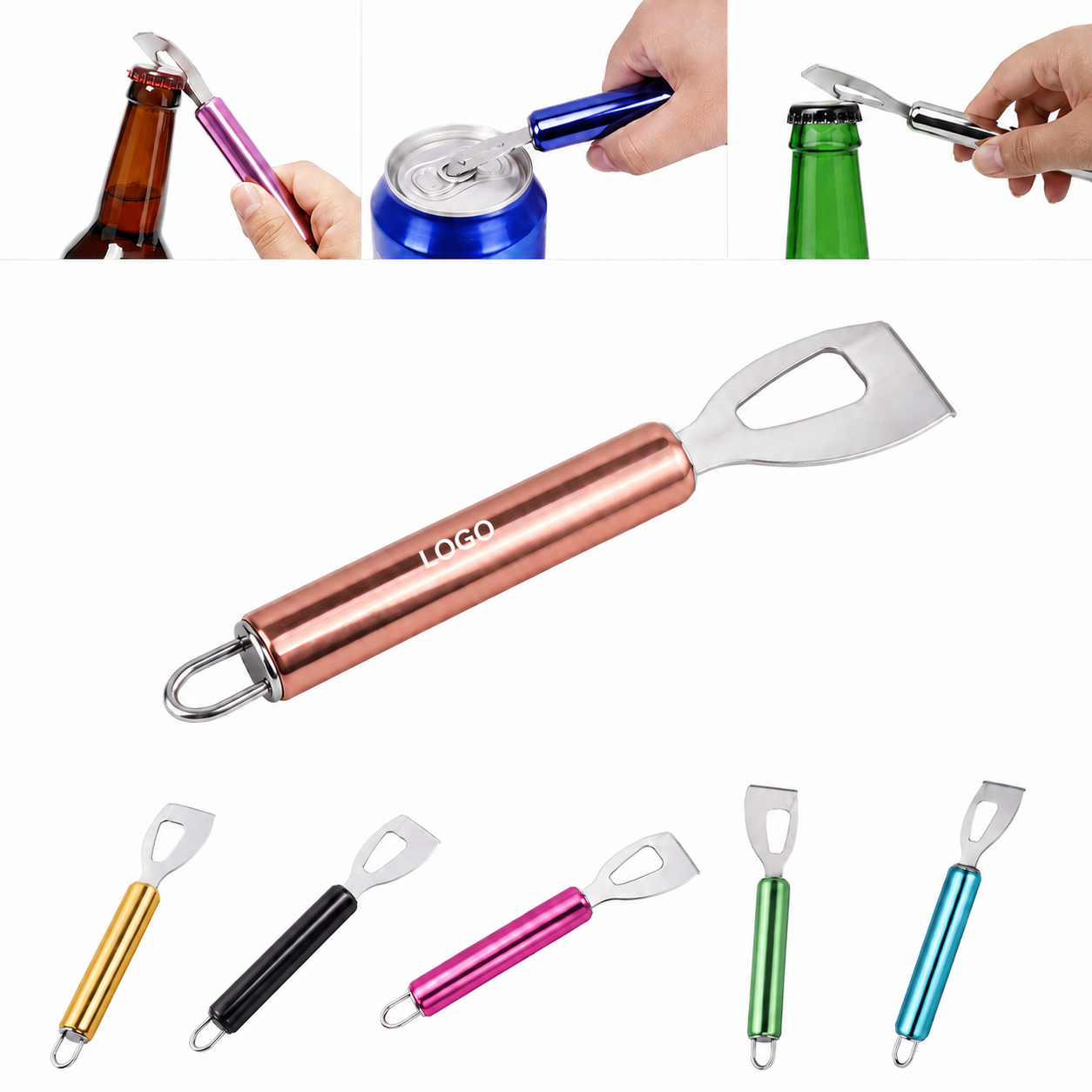Multi-Function Metal Bottle Opener