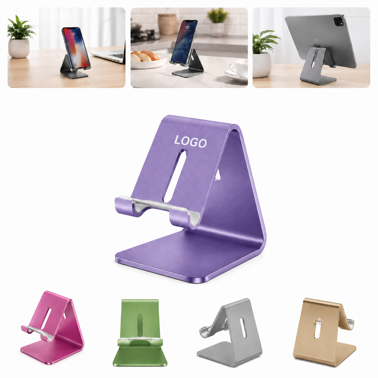 Aluminum Alloy Anti-Slip Phone Stand