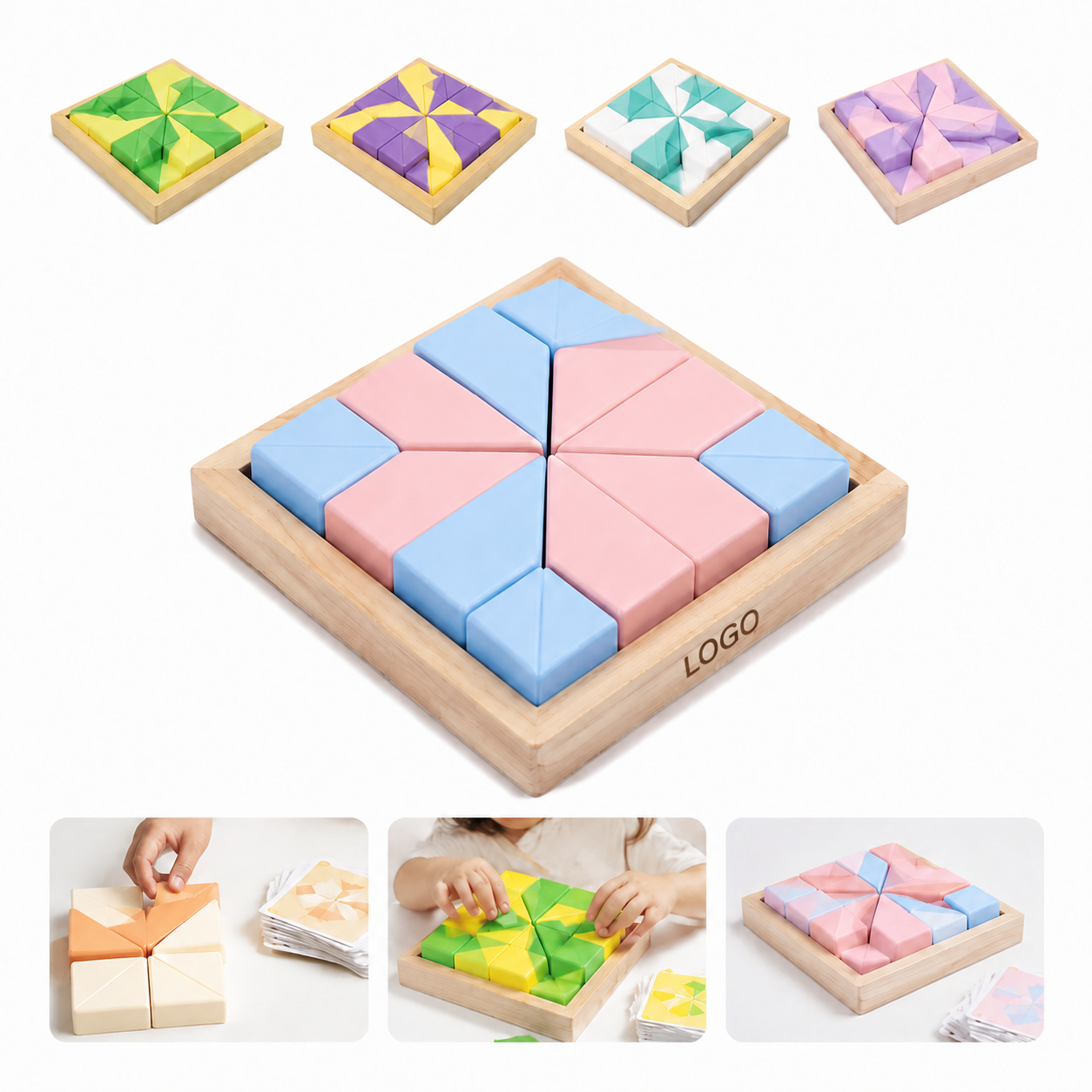 Cooperative Block Puzzle Board Game