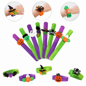 Spooky Snap-On Halloween Slap Bracelet