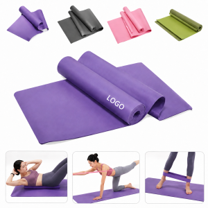 Multicolor Yoga Mat for Exercise and Stretching