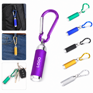 Zinc Alloy Keychain LED Flashlight