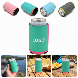 Collapsible Scuba Foam Slim Can Cooler for 12 oz Cans