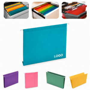 ColorSort Letter-Size Hanging File Folder with Clear Tabs and Coated Rod Tips
