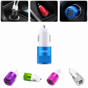 DualPort SmartDetect USB Car Charger 2.4A