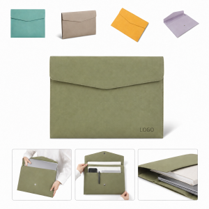 Soft PU Leather A4 Document Holder Envelope Folder Case