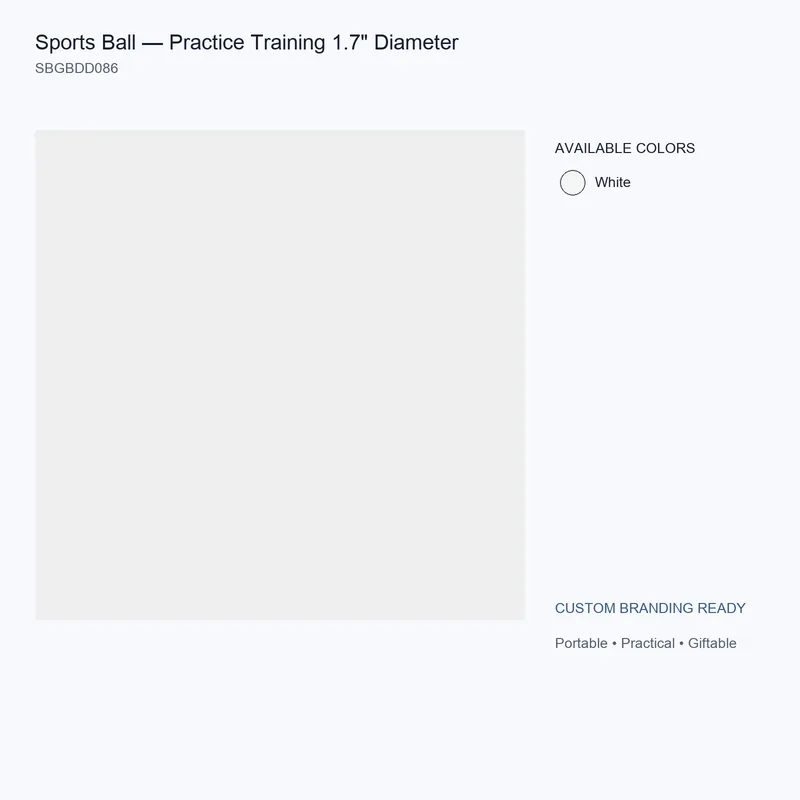 Sports Ball — Practice Training 1.7" Diameter